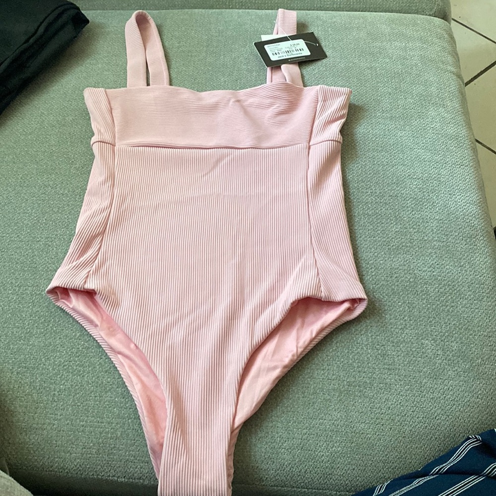Pink one piece